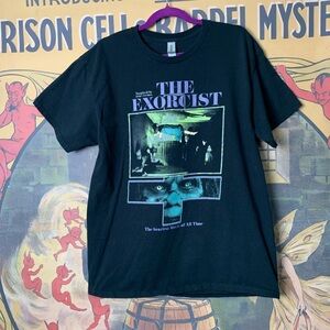 The Exorcist Horror Movie Gildan Black Graphic T-Shirt